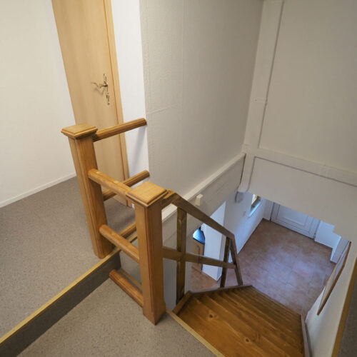 Felsen - Treppen zum Obergeschoss