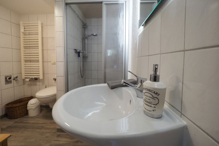 Felsen - Bad mit Dusche und WC