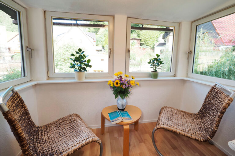 Tal - Loggia in der 1. Etage